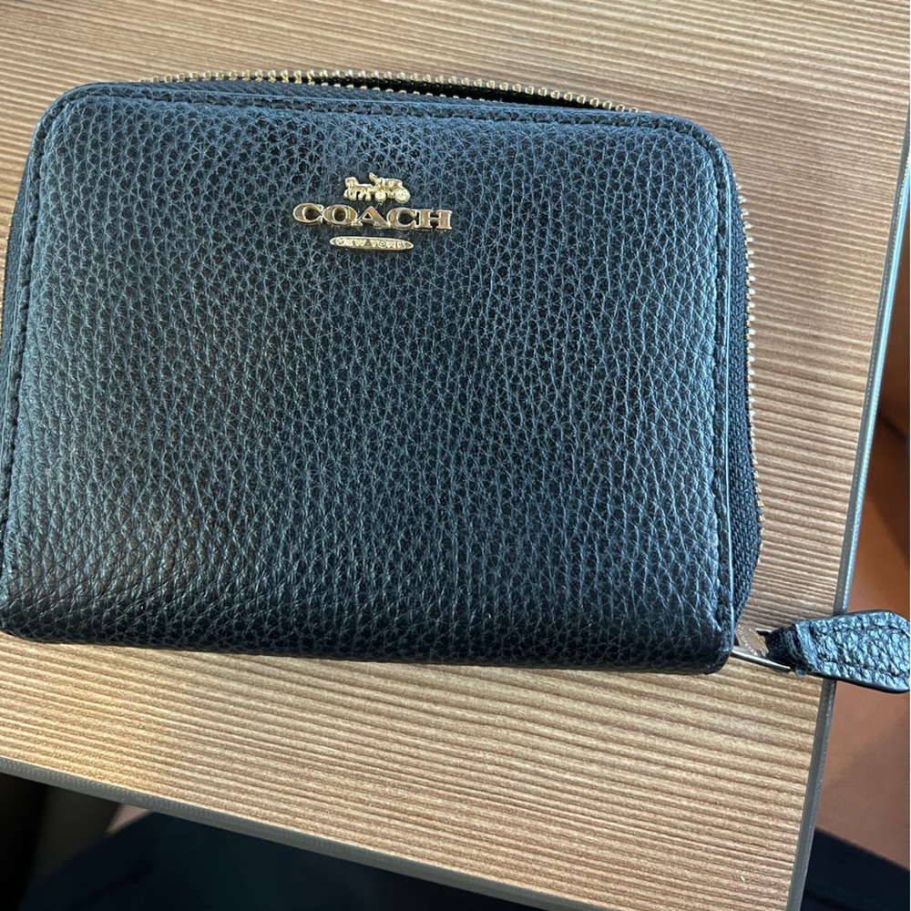Coach black wallet
